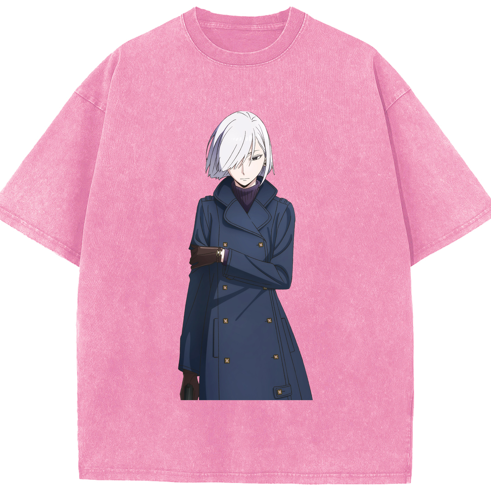 （画像用） SPY×FAMILY间谍家家酒 綿100% ヴィンテージ風 半袖Tシャツ（フロントプリント）
